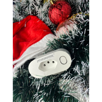 Tomada Wi-fi Inteligente Com Medidor de Consumo - NOVA DIGITAL (Similar Sonoff)